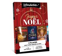 Wonderbox Connect - Coffret Cadeau - Joyeux Noël culturel - 2 Places pour Une Sortie culturelle en Duo au Choix - Théâtre, Humour, Concerts, visites... - Validité 27 Mois