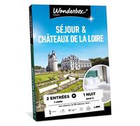 Wonderbox Connect - Coffret Cadeau - Châteaux de la Loire Séjour - 2 entrées pour Une Visite + 1 Nuit pour 2 dans Un hôtel dans la région - Validité 27 Mois