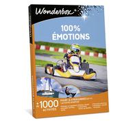 Wonderbox - 100% Émotions - Coffret Cadeau - Idée Cadeau Aventure
