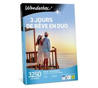 Wonderbox 3 Jours De Rêve en Duo - Coffret Cadeau Idée Cadeau Séjours