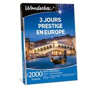 Wonderbox - Coffret cadeau - 3 jours Prestige en Europe - 720 séjours en hôtels 3* ou 4*