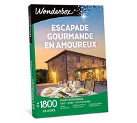 Wonderbox – Coffret cadeau – Escapade Gourmande en Amoureux – 1800 séjours