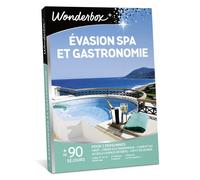 Wonderbox Coffret cadeau Évasion Spa et Gastronomie – 90 séjours hôtels 4*–5*