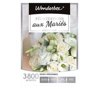 Wonderbox - Félicitations Aux Mariés Exception - Coffret Cadeau - Idée Cadeau Multi Activités
