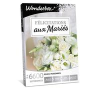 Coffret Cadeau - WONDERBOX - Félicitations aux mariés Exception - Pour 2 personnes