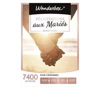 Wonderbox Félicitations Aux Mariés Sensation - Coffret Cadeau Idée Cadeau Multi Activités