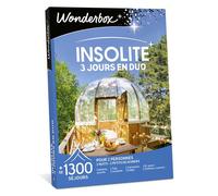 Coffret cadeau Wonderbox Insolite 3 jours en duo Edition 2025