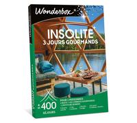 Wonderbox - Insolite - 3 Jours Gourmands - Coffret Cadeau - Idée Cadeau Séjours