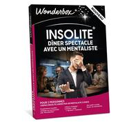 Coffret cadeau Wonderbox Insolite Dîner spectacle avec un mentaliste pour 2 personnes