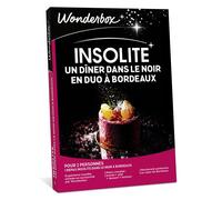 Coffret cadeau Wonderbox Insolite Un dîner dans le noir en duo à Bordeaux pour 2 personnes