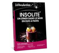 Coffret cadeau Wonderbox Insolite Un dîner dans le noir en duo à Paris pour 2 personnes