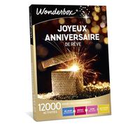 Wonderbox - Joyeux Anniversaire De Rêve - Coffret Cadeau - Idée Cadeau Multi Activités