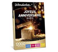 Coffret Cadeau - WONDERBOX - Joyeux Anniversaire de Rêve - Pour 1 ou 2 personnes