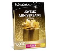Coffret cadeau Wonderbox Joyeux anniversaire émotion