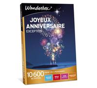 Wonderbox – Coffret cadeau Joyeux Anniversaire Exception – Idée cadeau multi-activités
