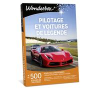 Coffret Cadeau - WONDERBOX - Pilotage et voitures de légende - Un stage de pilotage pour 1 ou 2 personnes...jusqu'à 12 tours