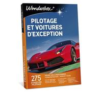 Coffret cadeau Wonderbox Pilotage et Voitures d'exception
