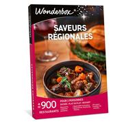 Coffret Cadeau - WONDERBOX - Saveurs régionales - Un repas pour 2 à la découverte des saveurs régionales
