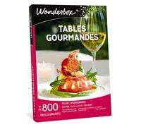 Coffret Cadeau - WONDERBOX - Tables gourmandes - Un repas gourmand pour 2 personnes