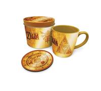 Coffret cadeau - Zelda - Mug 370ml - Sous-verre - Boîte métal - Idée cadeau originale