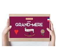 Coffret Cadeaux Grand-Mere 15 Surprises | Cadeau de Fête des grands-mères et Anniversaire Mamie | Calendrier Evenement | Format 15x20cm