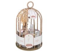 Atmosphera – Coffret de fragrances Paola 24 cm Fleur de Lin avec corde en lin
