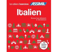 Coffret Cahiers d'Exercices Italien | Niveaux Faux - Débutants & Intermédiaire | Assimil
