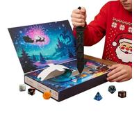Coffret Calendrier de l'Avent de dés 24 Jours Noël Halloween Avent