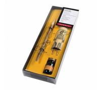 Coffret - Calligraphie - Ecriture Égyptienne - Calame - Papier Papyrus - Herbin