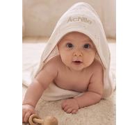 Coffret cape de bain et lange écru 70X70