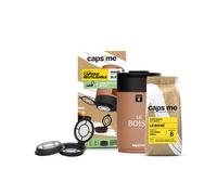 Caps me Coffret compatible Senseo Slide avec café noir