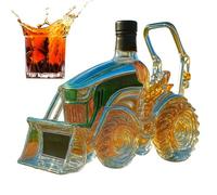 Coffret Carafe À Whisky, Décoration Tracteur De Ferme, Cadeau Pour Papa, Carafe En Verre Pour Alcool, Cadeau De Noël Ou D'anniversaire, Pour Homme, Papa, Petit Ami