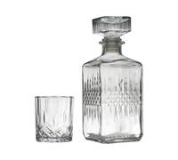 Coffret carafe à whisky et 4 verres - cook concept - transparent