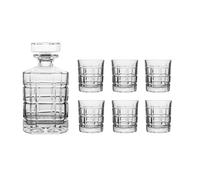 Coffret carafe avec 6 verres Stone - Table Passion - Transparent - Verre Transparent