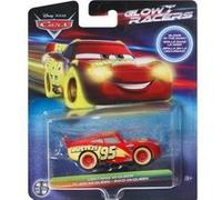 Coffret cars voiture flash mcqueen - set véhicule miniature + 1 carte tigre