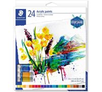 Coffret Carton De 24 Tubes De Couleurs Assorties Staedtler 8500 C24