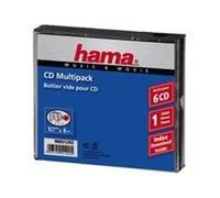 Hama CD-Multipack 6 6 disques Transparent