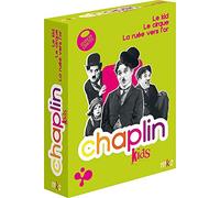 Coffret Chaplin Kids : the kid ; le cirque ; la ruee vers l'or