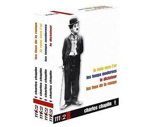 Coffret Charles Chaplin 4 DVD : Le Dictateur / Les Temps modernes / La Ruée vers l'or / Les Feux de la rampe