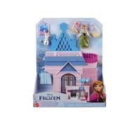 Coffret Chateau D'Anna transformable 28 cm + 2 Figurines - Poupée - Set Reine des Neiges + 1 Carte offerte
