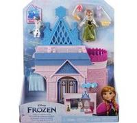 Coffret Chateau D'Anna transformable 28 cm + 2 Figurines - Poupée - Set Reine des Neiges + 1 Carte offerte
