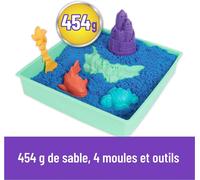 Spin Master – Coffret Château Kinetic Sand – Sable naturel, créations solides et colorées – 454 g