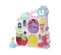 Coffret château des Mini Princesses 50 x 3,5 x 30 cmv + 1 poupée - Set Jouets Fille avec Carte Offerte