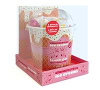 Coffret Chaussettes Ice-cream 1 livre recettes glaces + chaussettes - Dorian Nieto - Solar - Coffret - Jeux livres objets