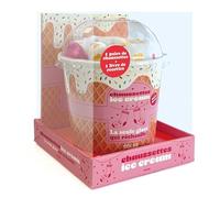 Solar Guitars Coffret chaussettes Ice-cream - 1 livre de recettes de glaces