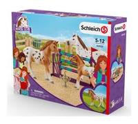 Entraînement Au Concours Du Horse Club, Coffret Schleich Avec 17 Éléments Inclus Dont 3 Chevaux Schleich, Coffret Figurines Pour Multicolore G
