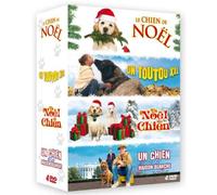 Coffret chiens : un chien de Noël ; un toutou xxl ; un Noël de chien ; un chien à la maison blache