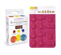 Coffret chocolats de Pâques colorés