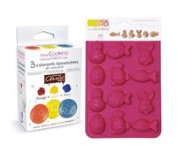 Coffret chocolats de Pâques colorés Scrapcooking