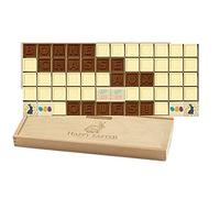 Coffret Chocotélégramme «Bonne chasse aux oeufs» XL Message de Pâques en chocolat | Chocolat customisé